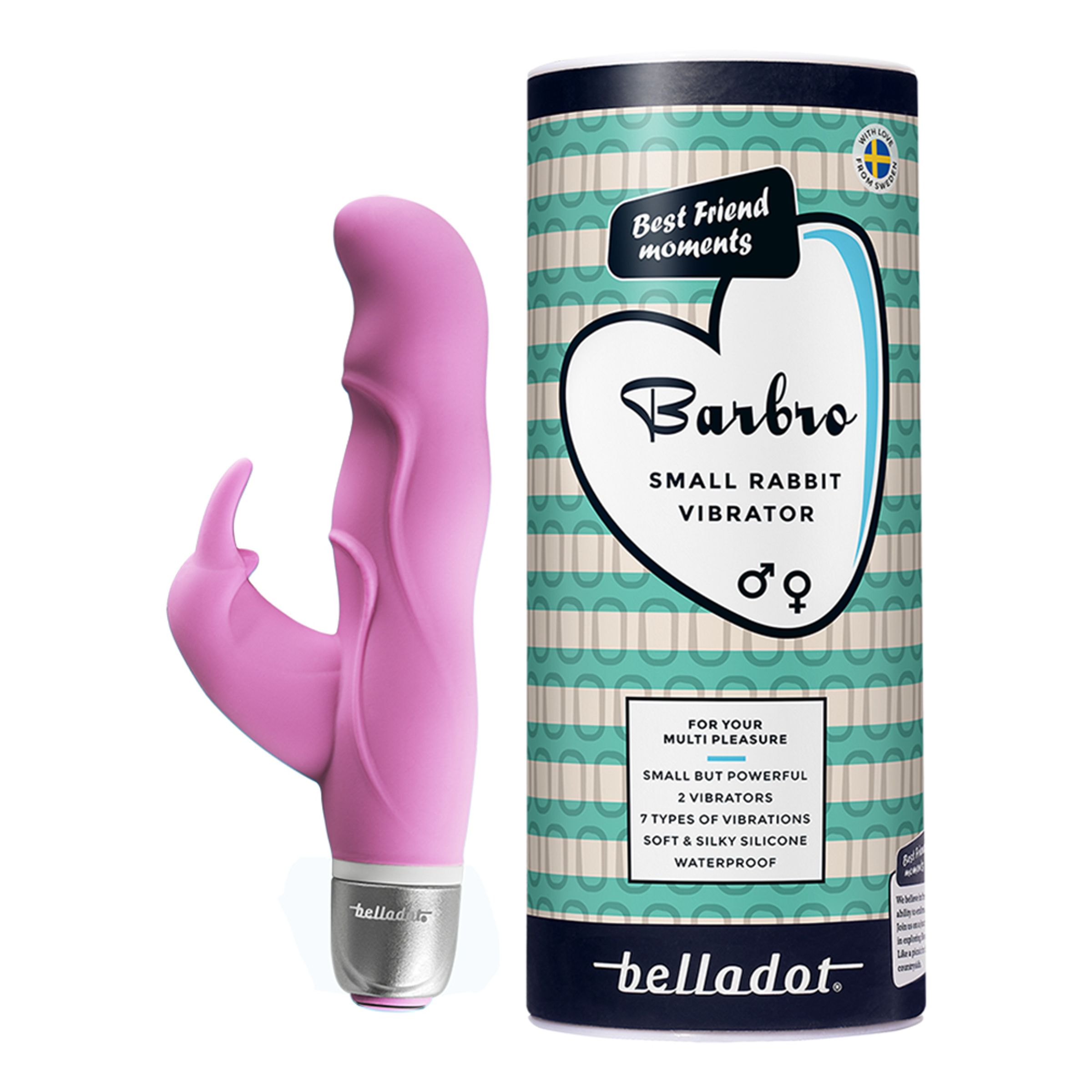Belladot Vibrator Barbro - Vaaleanpunainen