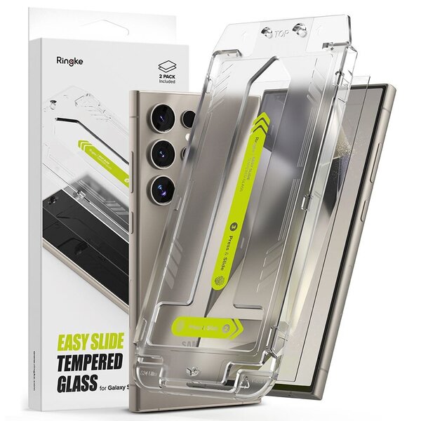 Ringke Easy Slide 2-pack Tempered Glass for Samsung Galaxy S24 Ultra