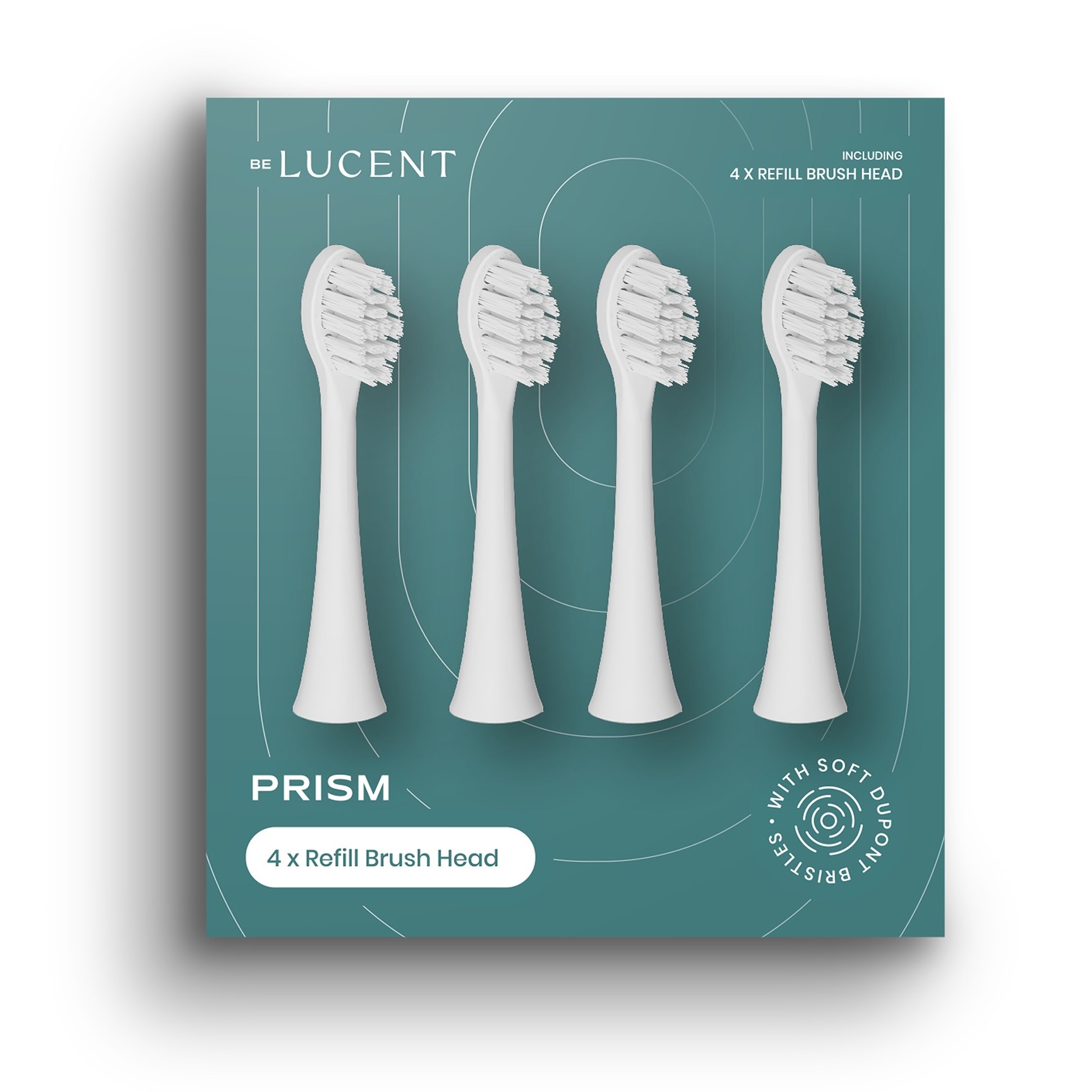 Be Lucent Prism Heads White - 4 pcs