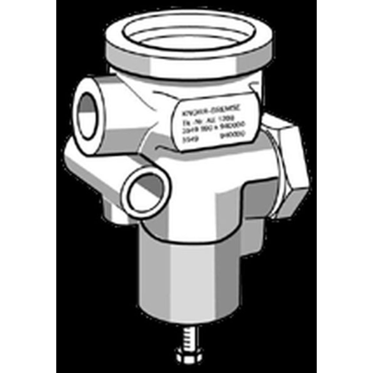Paineenrajoitinventtiili KNORR-BREMSE K186509N00