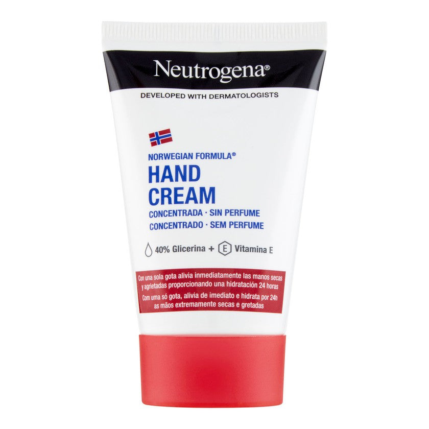 Neutrogena Hajusteeton tiivistetty käsivoide, punainen versio, 50 ml