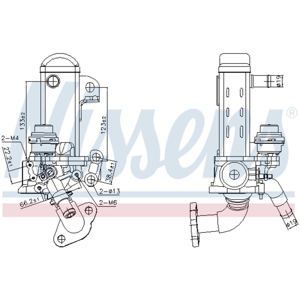 EGR-jäähdytin NISSENS 989461