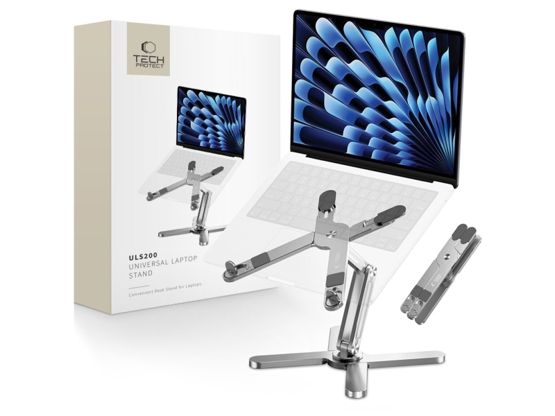 Tech-Protect ULS200 Universal Stand for Laptops up to 16" - Silver