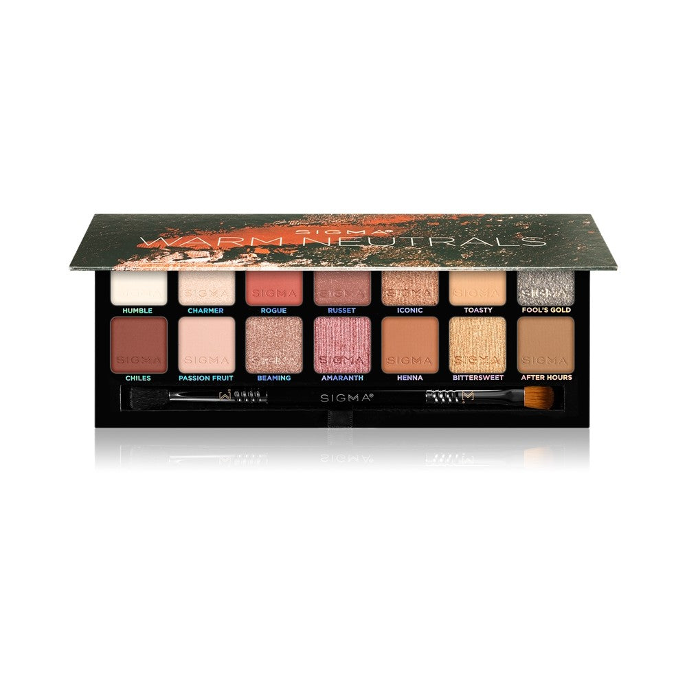 Sigma Beauty Warm Neutrals -luomiväripaletti 25,5 g