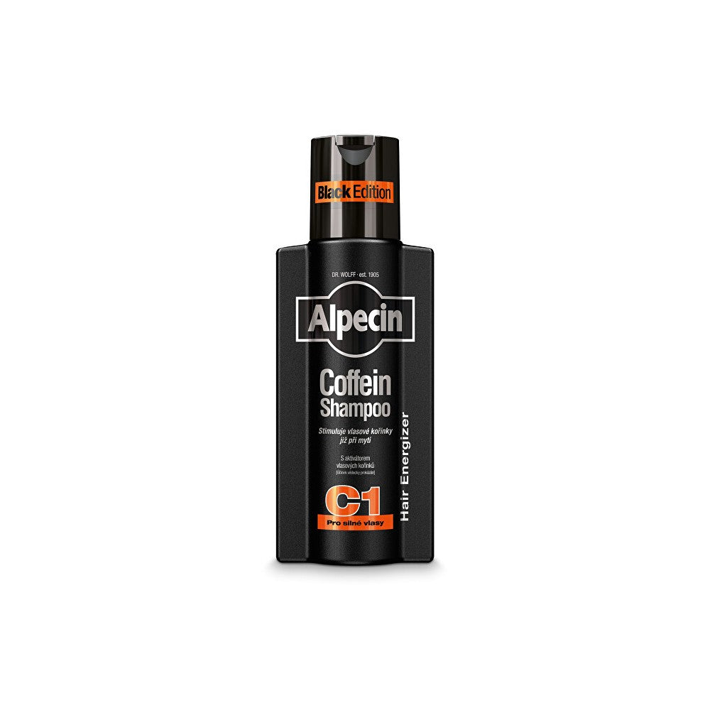 Alpecin Shampoo C1 Black Edition kofeiinilla miehille hiusten kasvua stimuloiva 250 ml