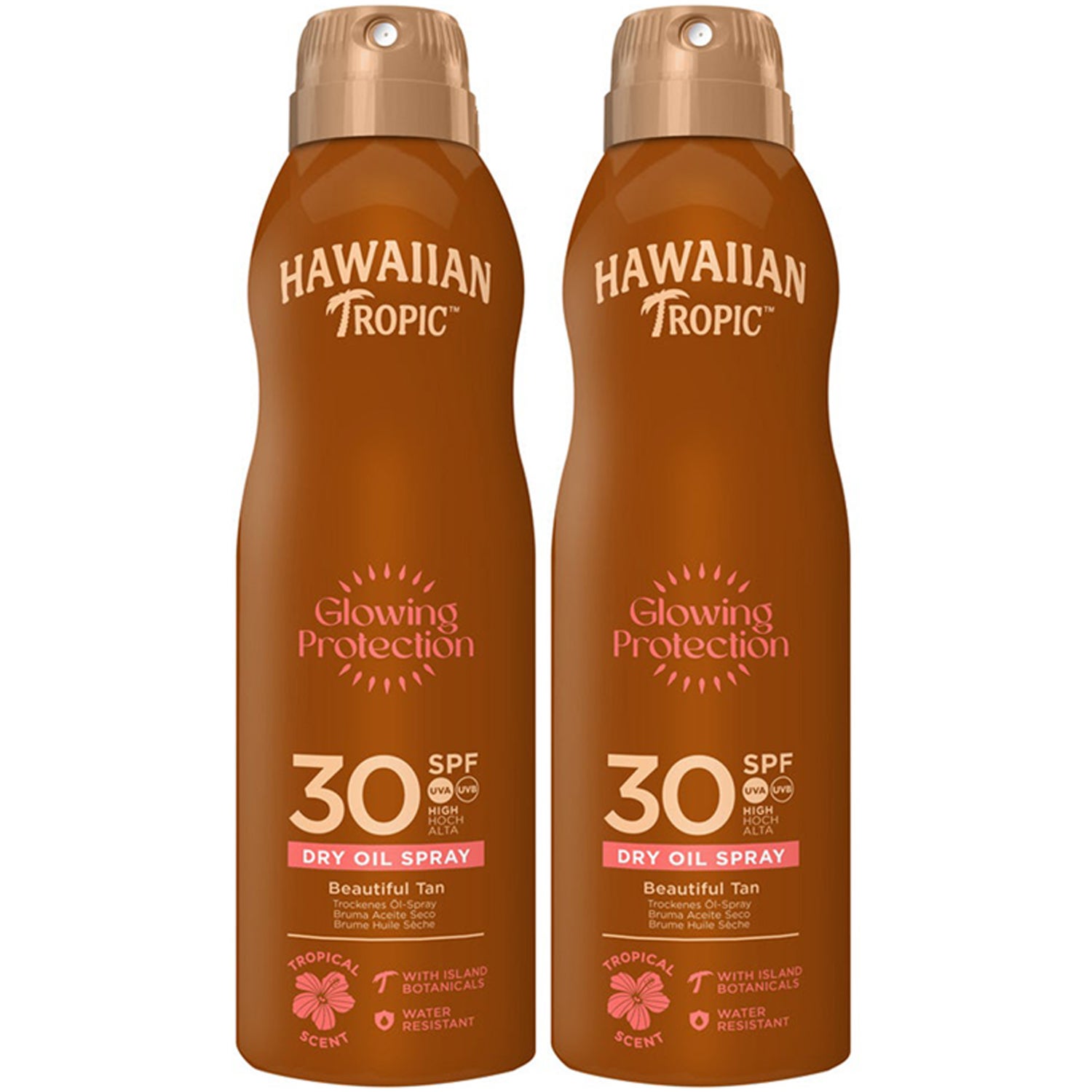Hawaiian Tropic Glowing Protection Dry Oil spray SPF30 - 180 ml