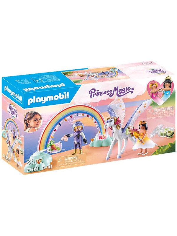 Playmobil Pegasus with Rainbow in the Clouds
