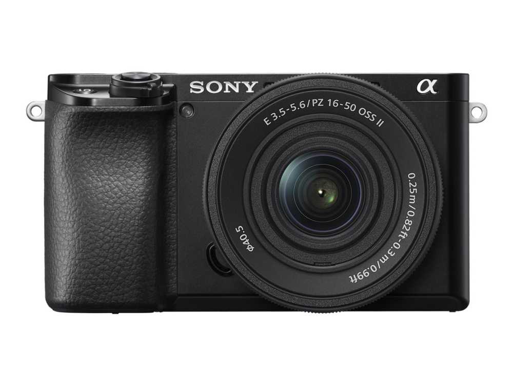 Sony Alpha 6100 -kamera + SELP1650-objektiivi