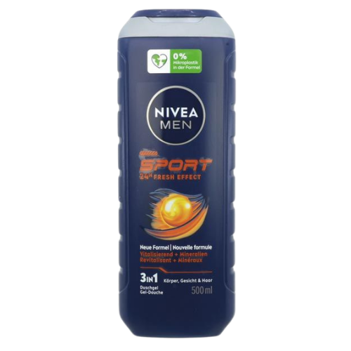 Nivea Men Sport Fresh Effect 3-in-1 Suihkugeeli - 500 ml