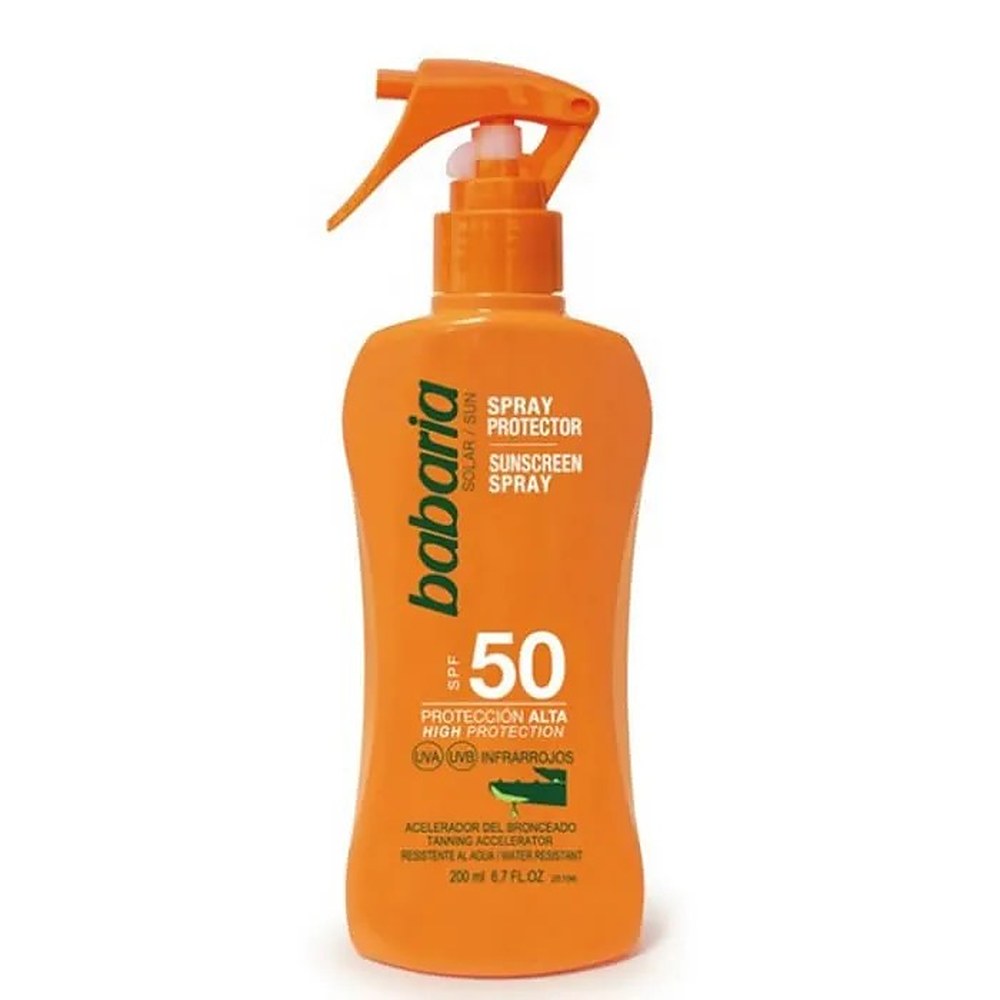 Babaria Sun Cream Lotion Aloe Vera Spf50:llä 200 ml