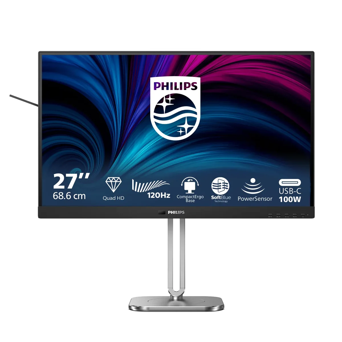 Philips 27B2U4601/00 27" QHD, IPS -näyttö, USB-C hub