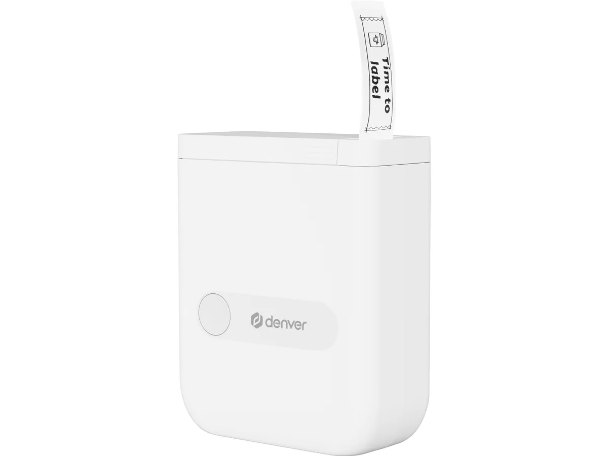 DENVER MBP-16W Mini Bluetooth Thermal Printer half inch size with app for printing