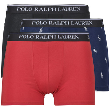 Polo Ralph Lauren Bokserishortsit 'CLSSIC' tummansininen / punainen / musta / valkoinen