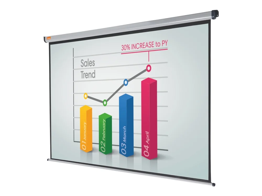 Nobo Projection screen 4:3 - Matte White
