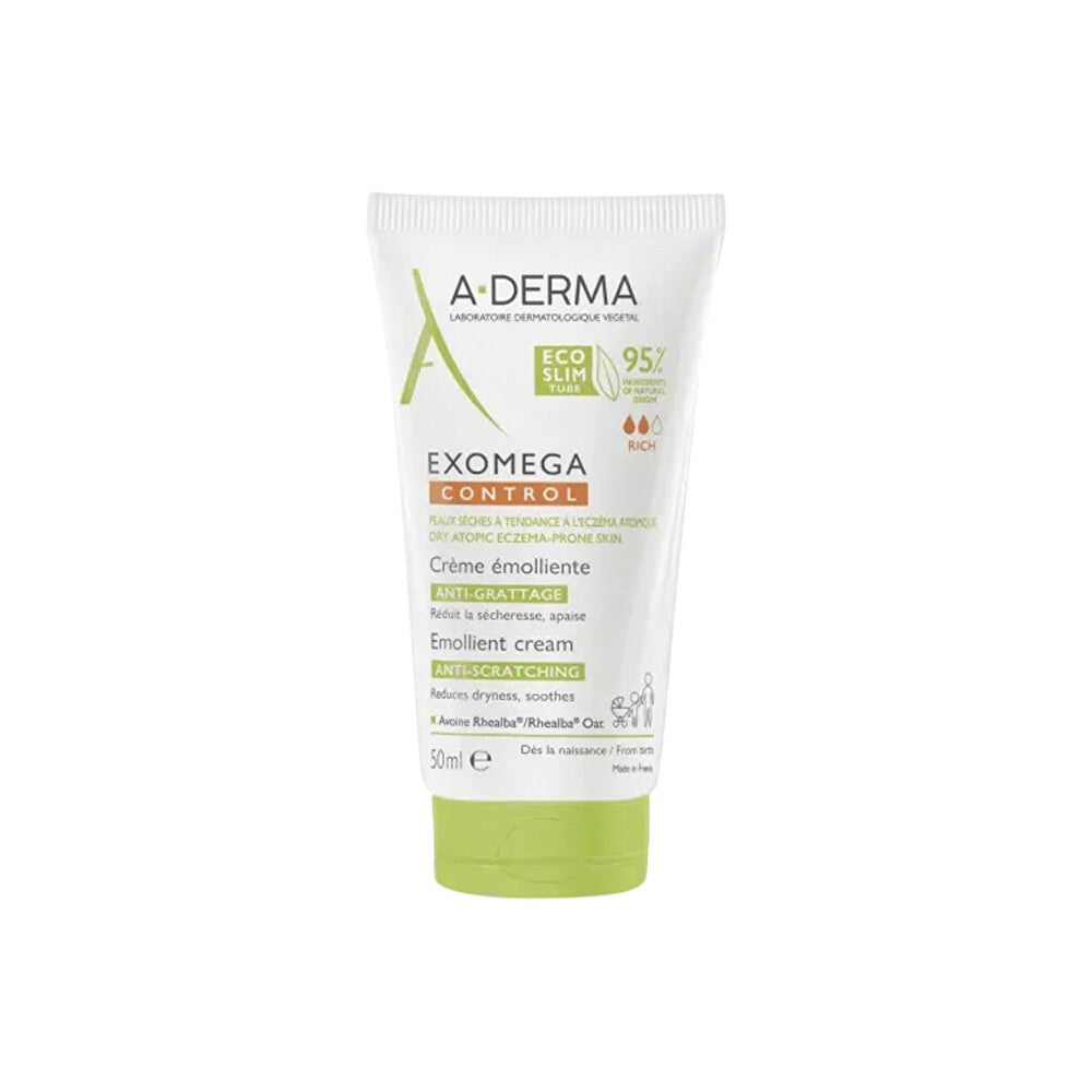 Aderma Crema Per Pelle Secca Soggetta A Eczema Atopico Exomega Control 50 ml — Crema viso