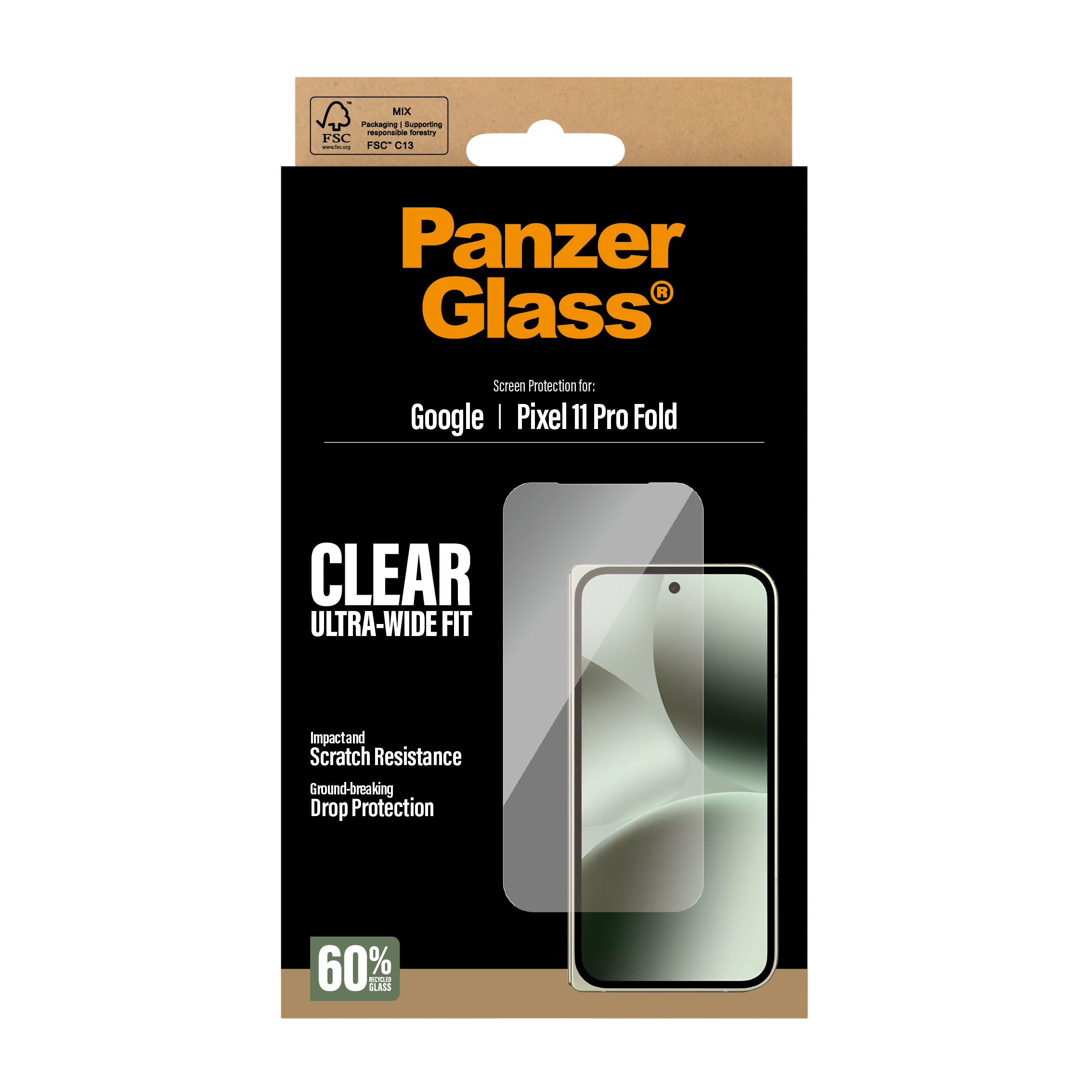 PanzerGlass Screen Protector Google Pixel 11 Pro Fold (sub-screen)