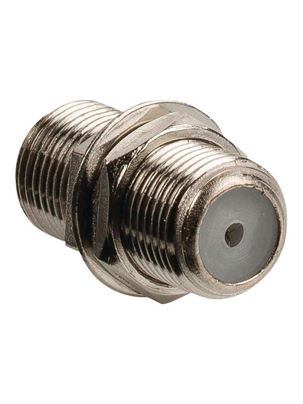 Satelliitti- ja antenni-sovitin | F naaras | F naaras | Niklattu | 75 Ohm | Suora | Metalli | Hopea | 1 kpl | Laatikko