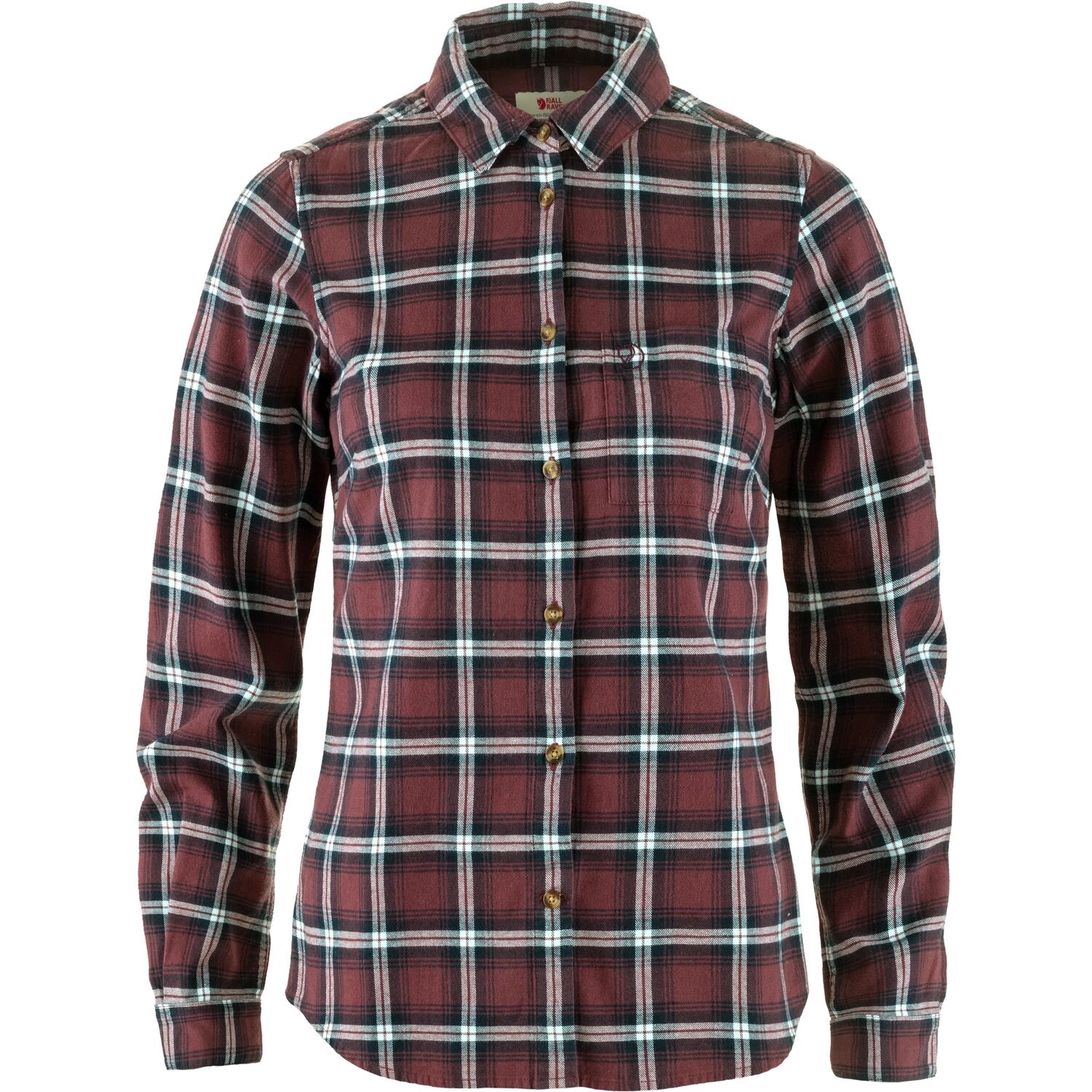 Fjällräven Övik Flannel W LS Shirt naisten flanellipaita
