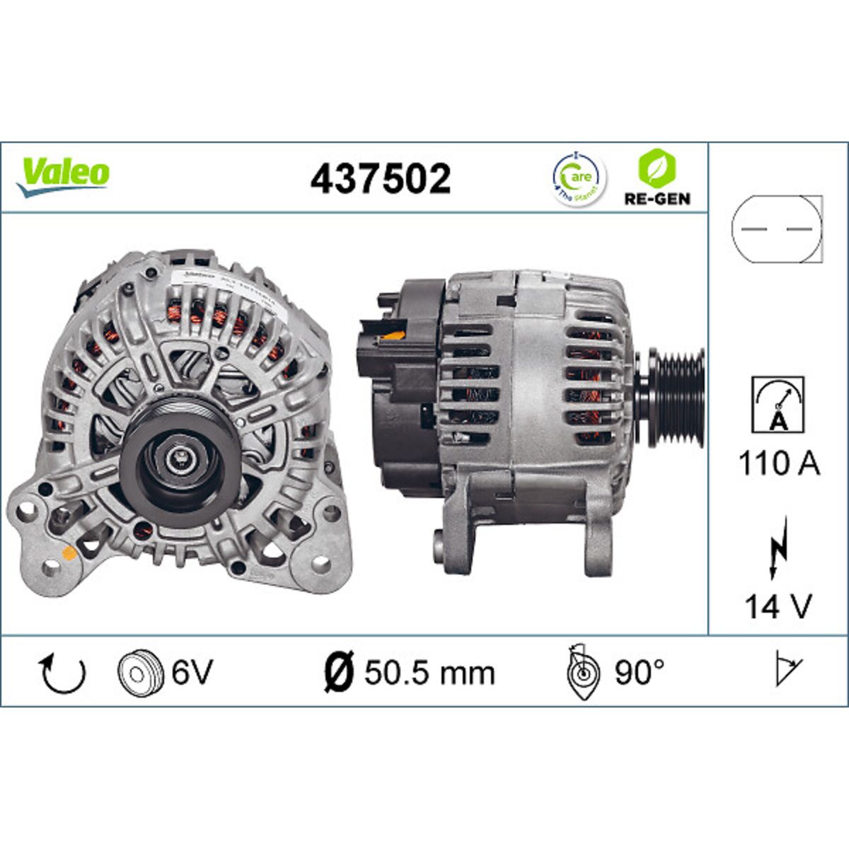 Laturi VALEO 437502