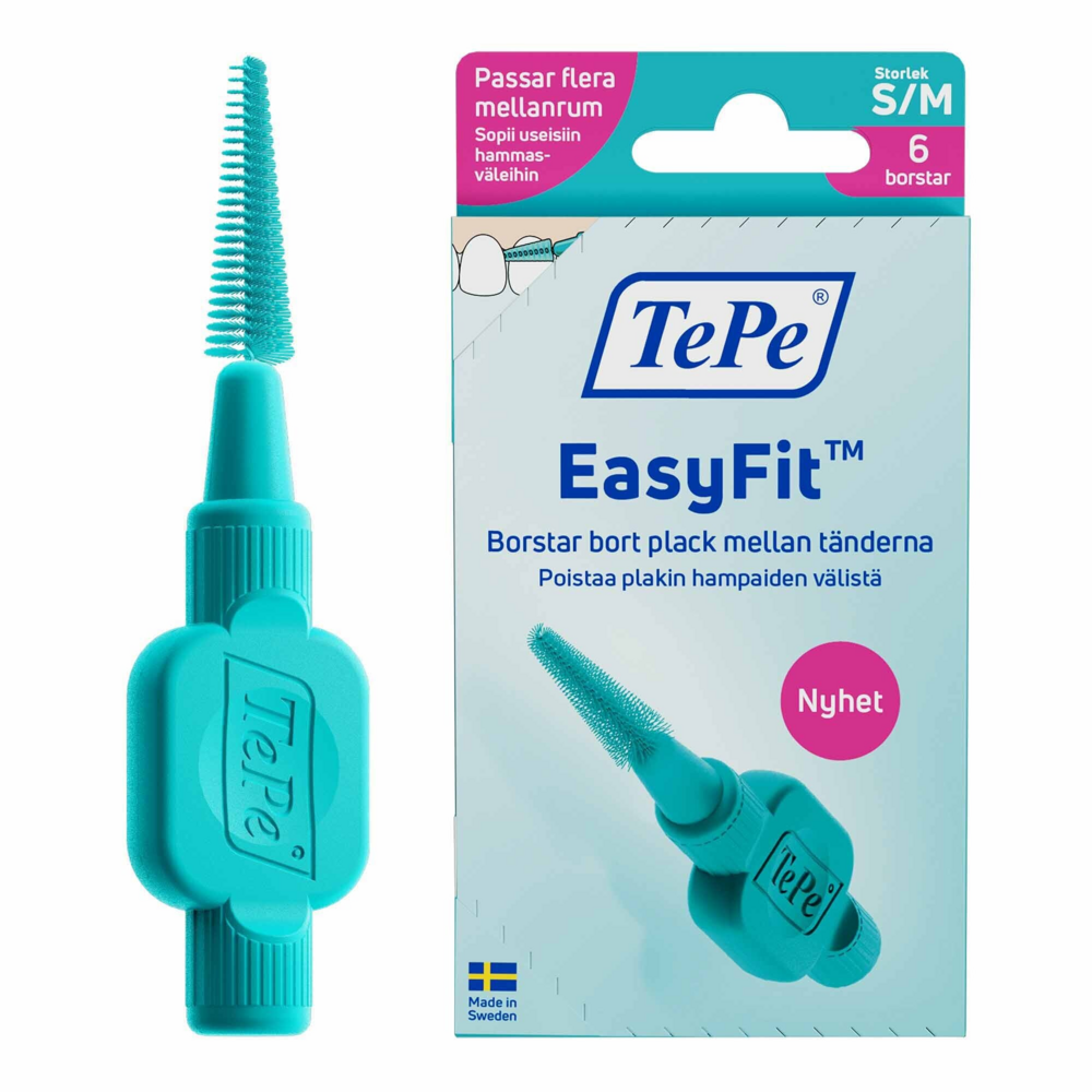 TePe EasyFit hammasväliharja S/M 6 kpl