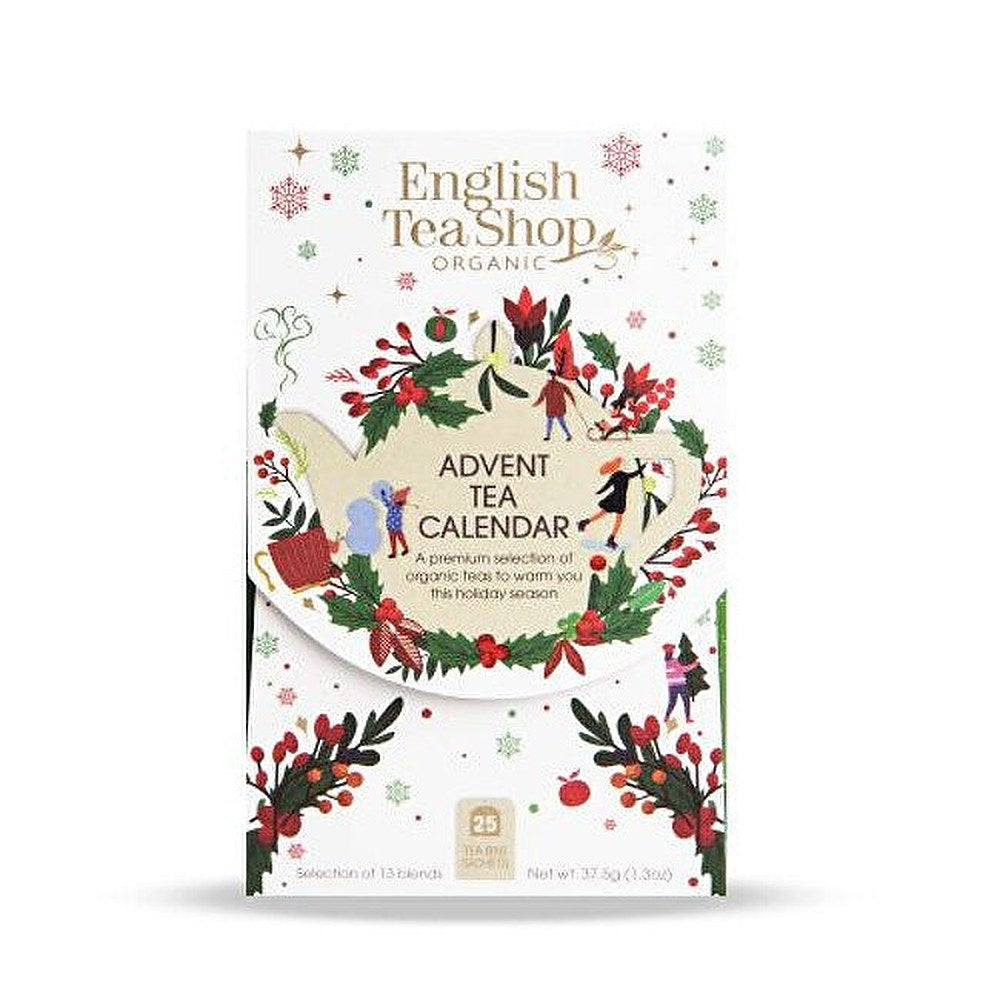English Tea Shop Calendario Avvento Scatola Bianca 25 Sacchetti — Tè