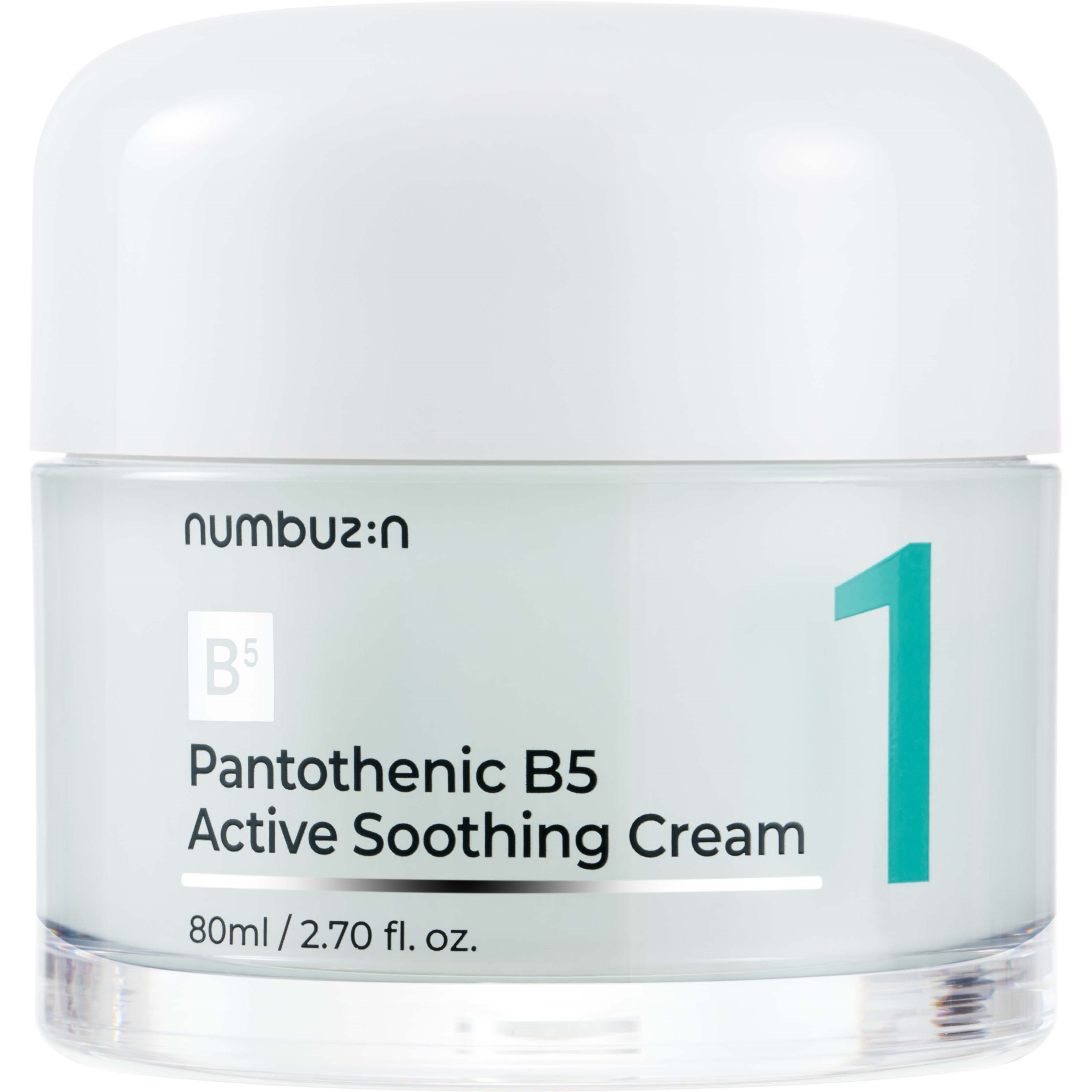 Numbuzin No.1 Pantothenic B5 Active Soothing Cream Lightweight Facial