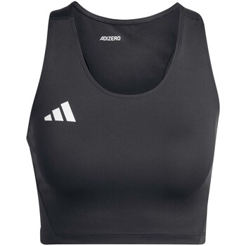 ADIDAS PERFORMANCE Urheilutoppi 'Adizero E' musta / valkoinen