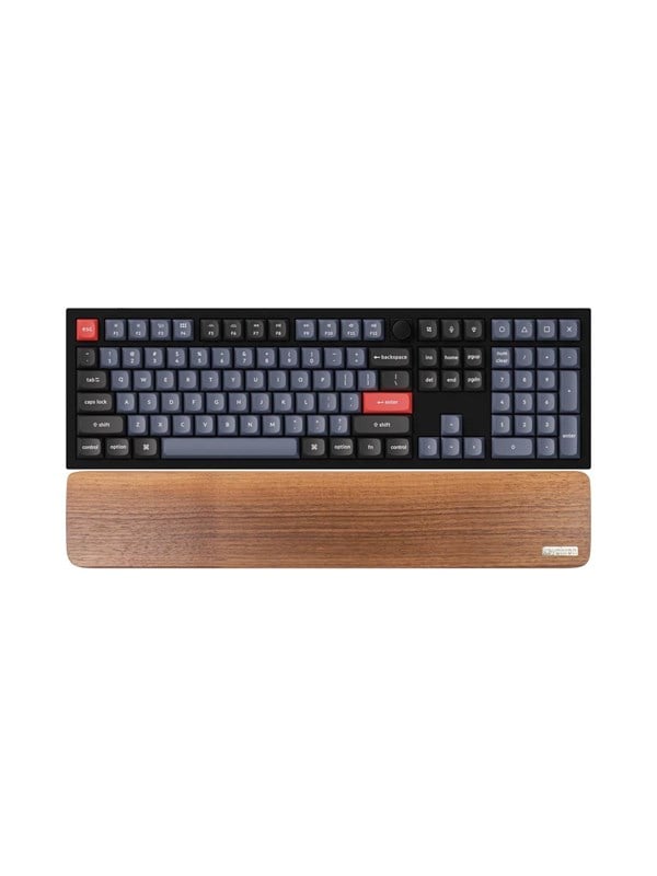 Keychron Q6 Walnut Puu Palmrest - Rannetuki - Ruskea