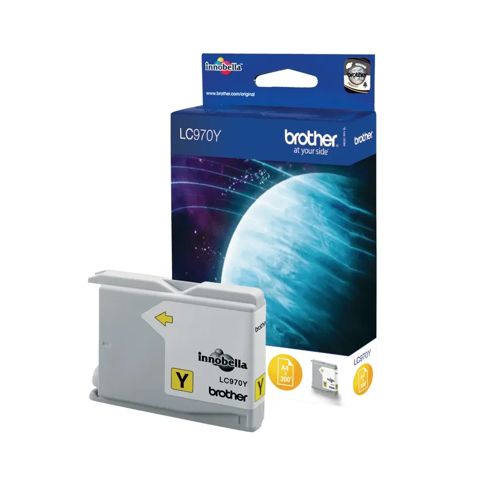 Brother Muste Keltainen Lc970y - Dcp-135c/150c
