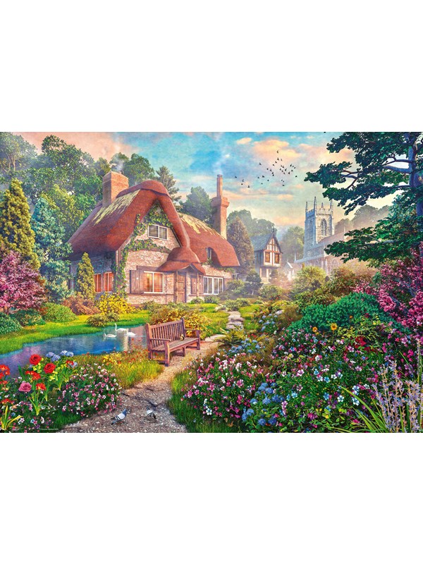 Oak Tree Cottage Palapeli 1000 palaa Ravensburger