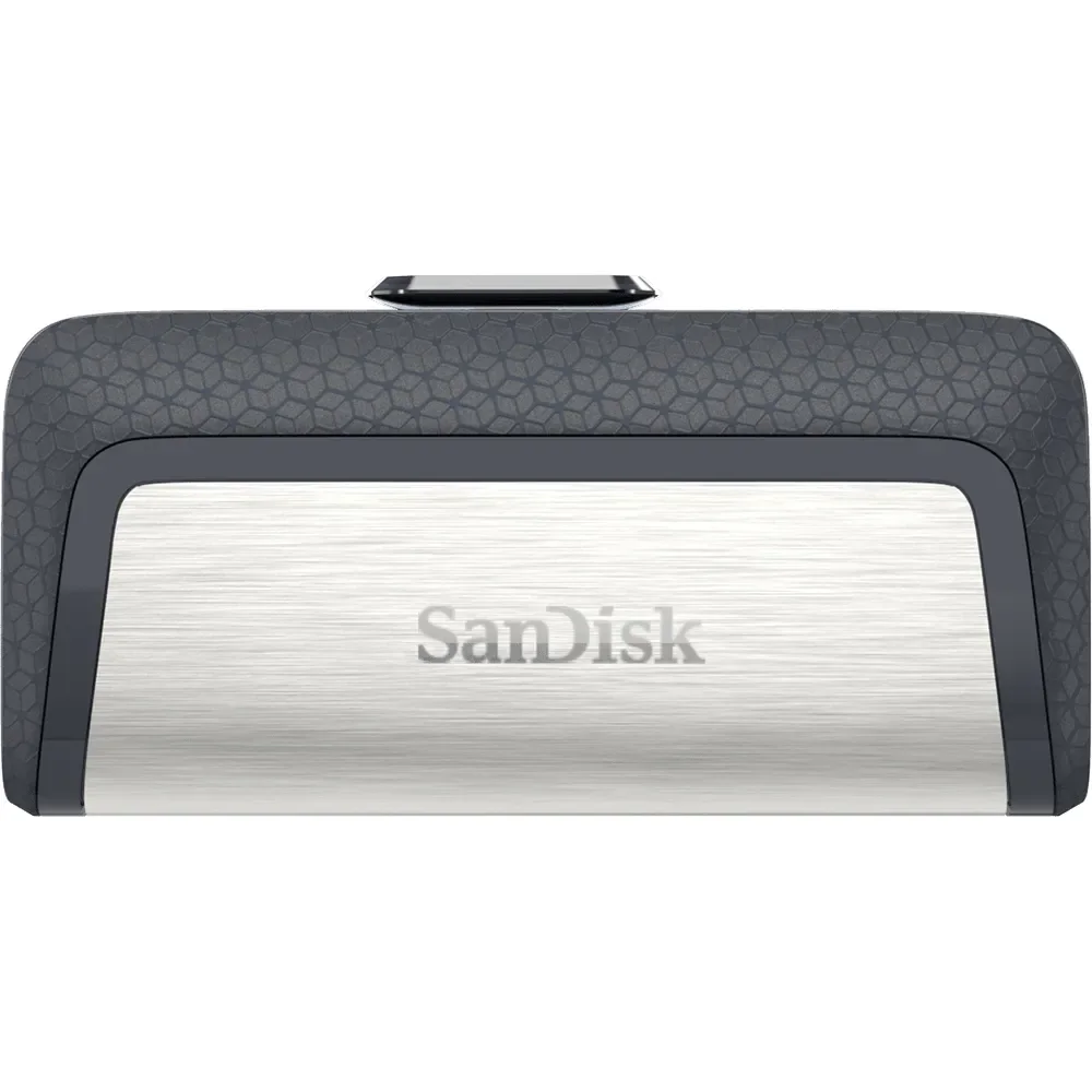 SanDisk Ultra Dual Drive USB Type-A/Type-C 3.2 Gen 1 32 Gt -muistitikku, musta/hopea