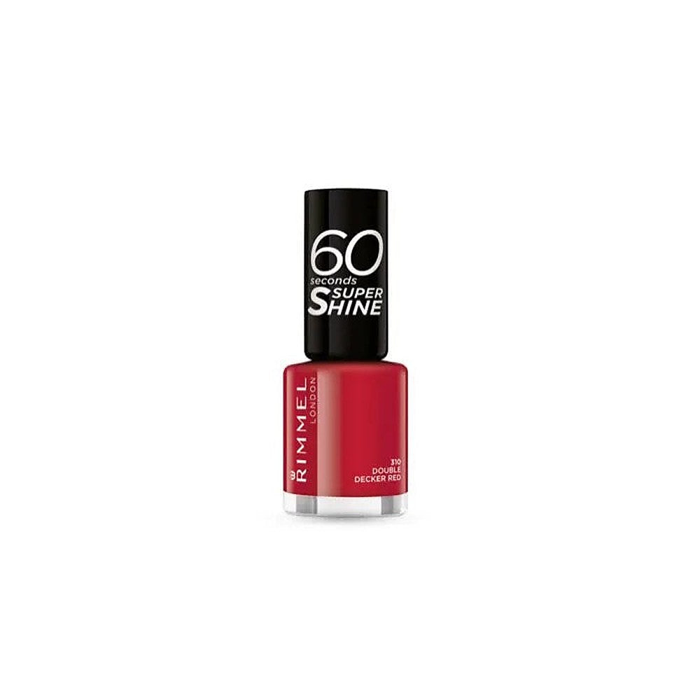 Rimmel 60 Seconds Super Shine - kynsilakka 8 ml 310 Double Decker Red