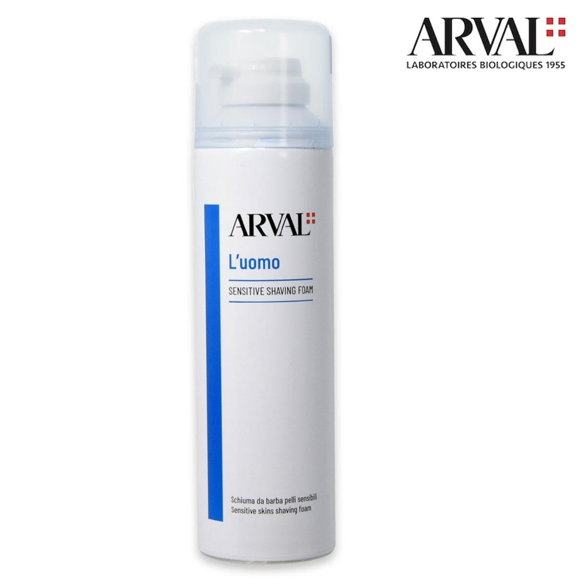 Arval l'uomo sensitive shaving foam - partavaahto herkälle iholle 250 ml