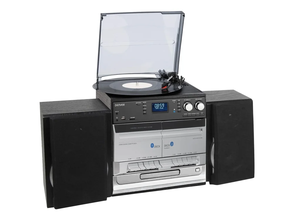 DENVER MRD-166 - Music Center - LP - DAB+/FM - CD - Cassette - Levysoitin