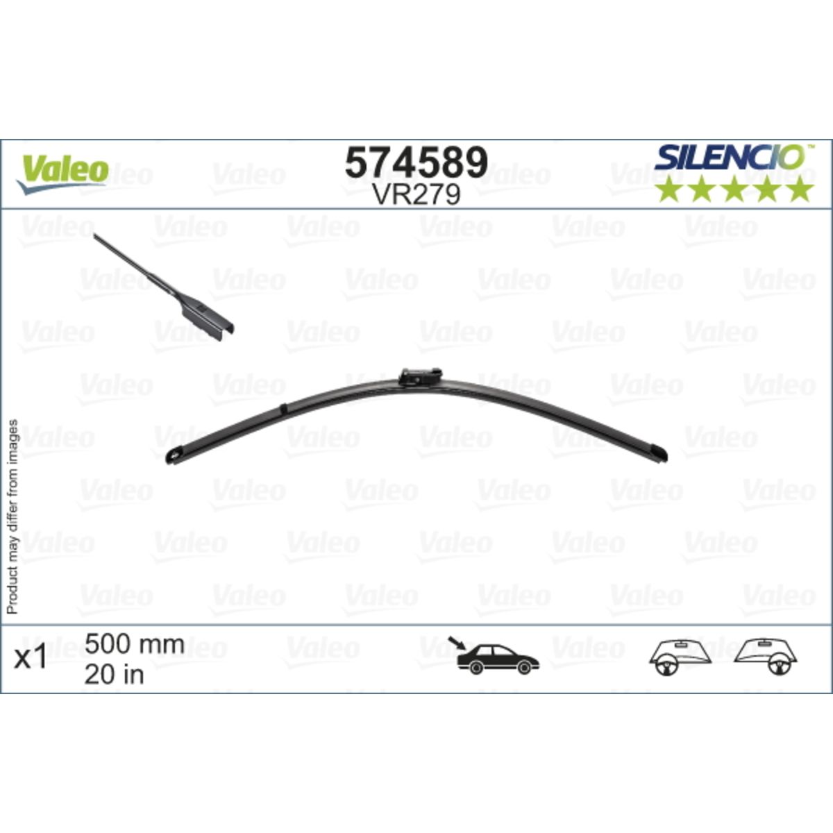 Takalasin pyyhkijä VALEO 574589