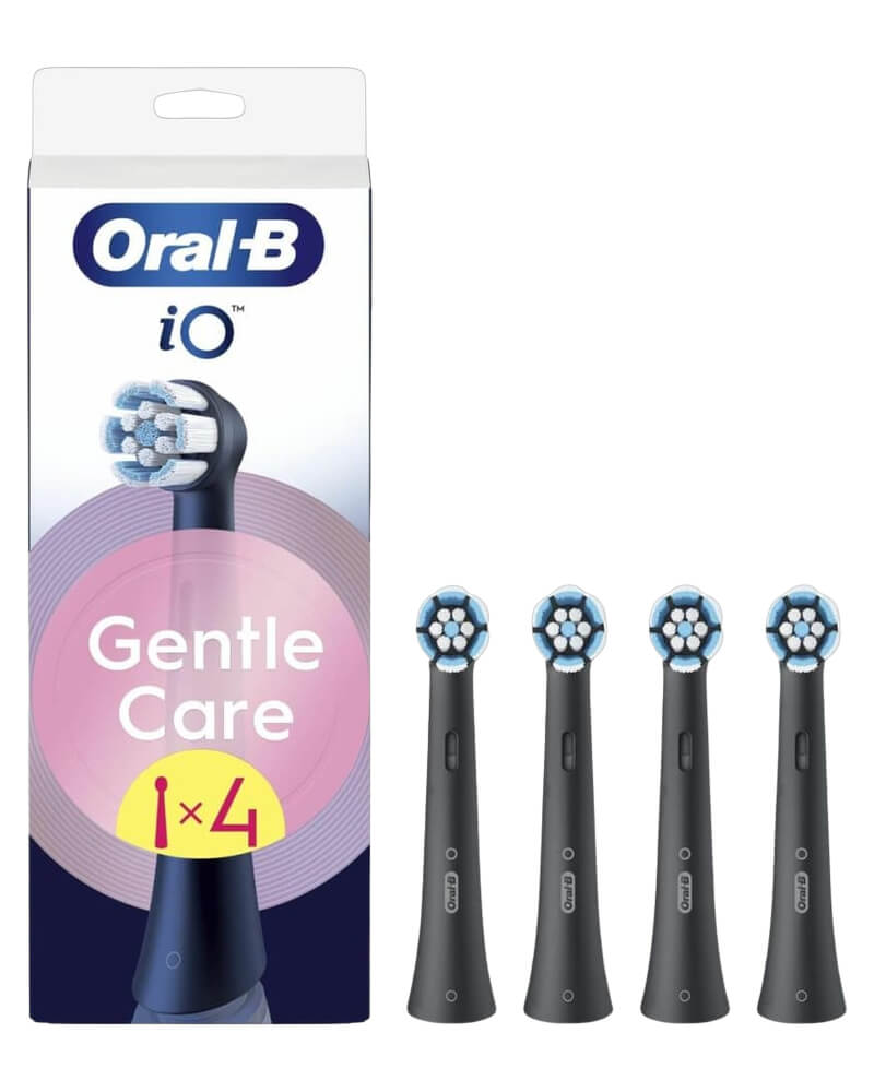 Oral-B iO Gentle Care 4 kpl -vaihtoharjaspäät, Musta
