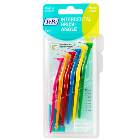 TePe hammasväliharja Angle Mixpack 6 kpl