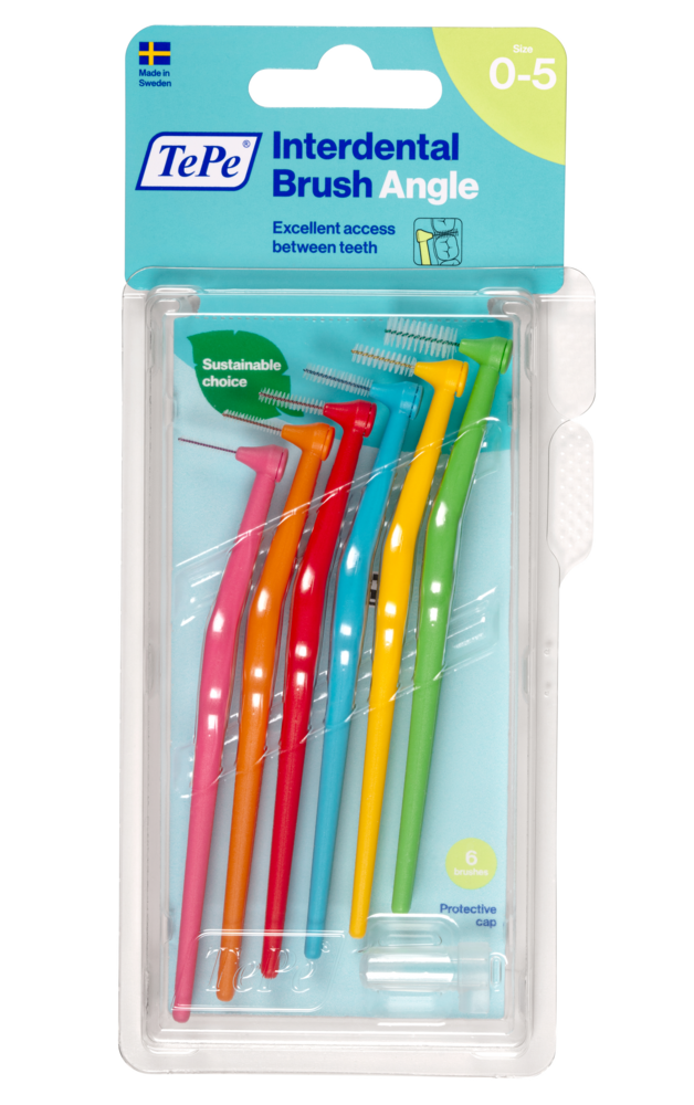 TePe hammasväliharja Angle Mixpack 6 kpl