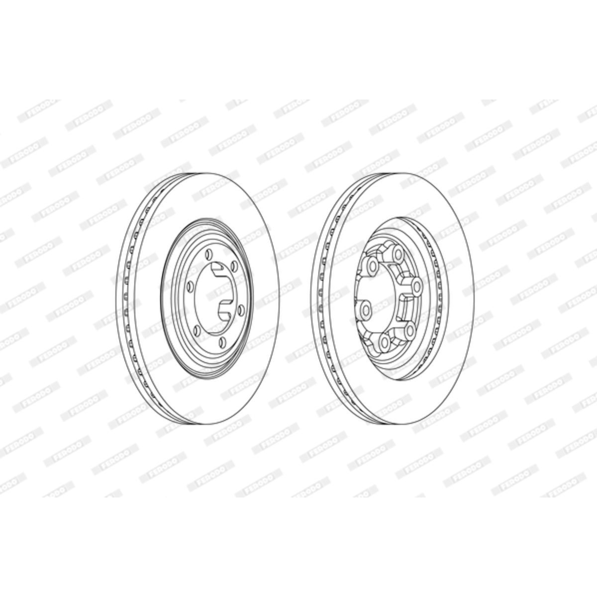 Jarrulevy FERODO DDF2372C