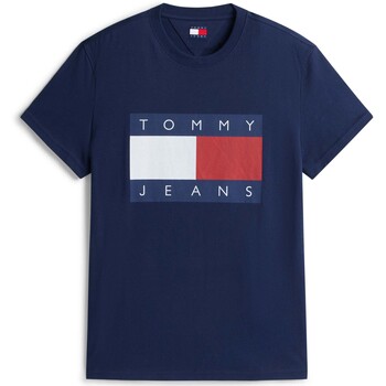 Tommy Jeans Paita marine / punainen / valkoinen