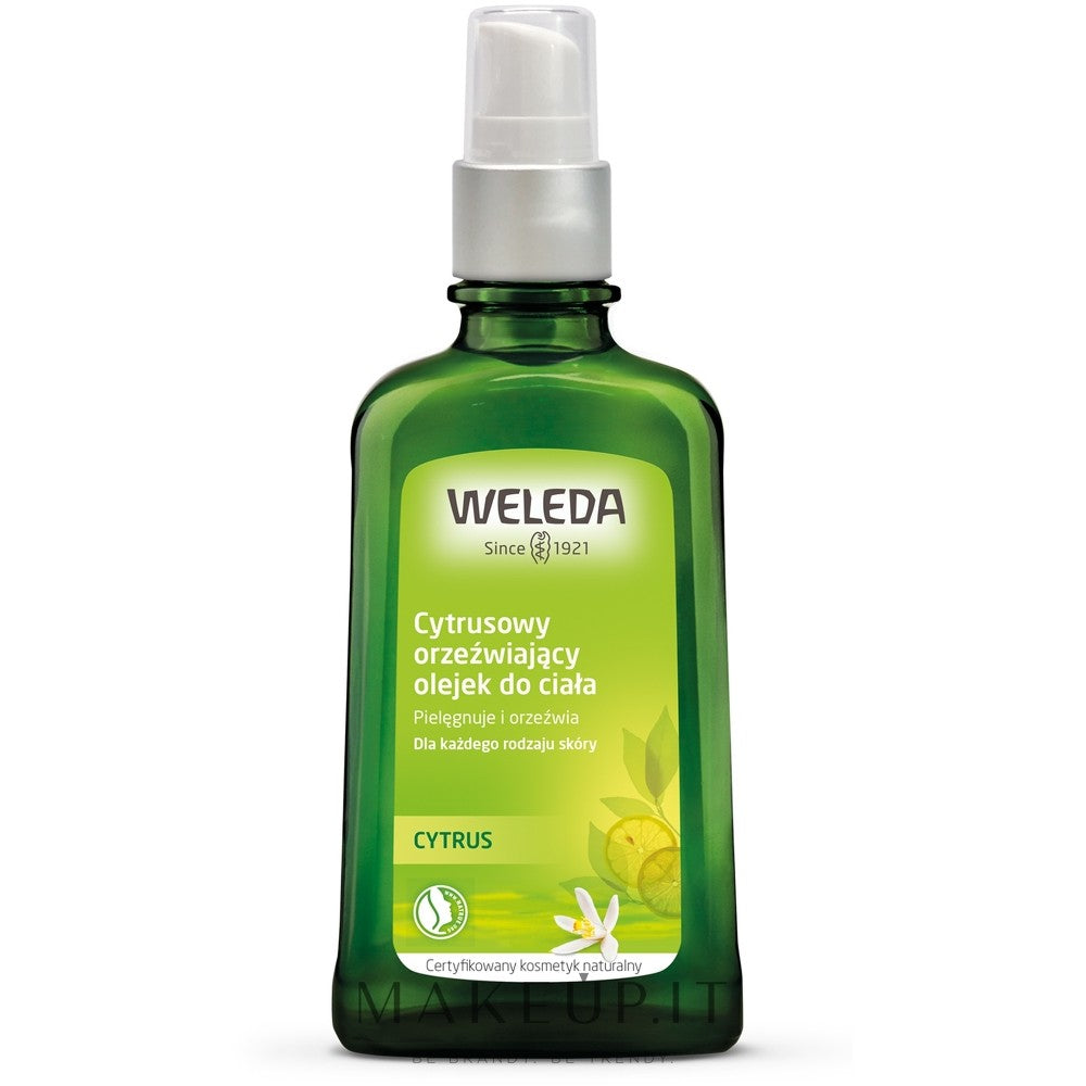 Citrus ihonhoitoöljy manteliöljyllä - 100 ml