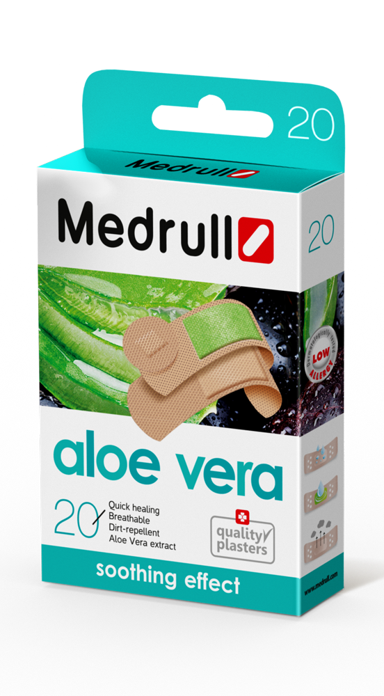 Medrull Aloe Vera antibakteer. laastari 20 kpl