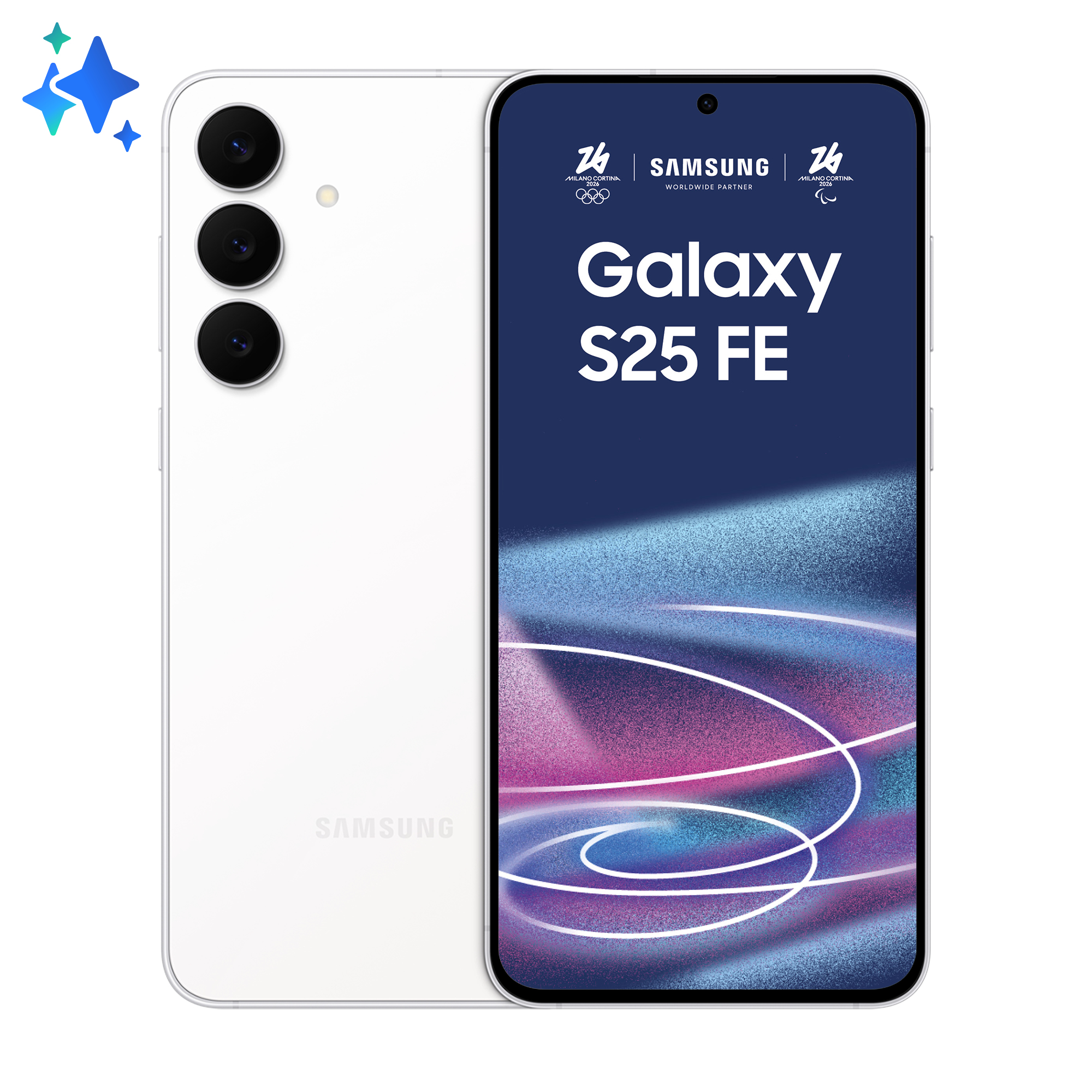 Samsung Galaxy S25 FE 5G älypuhelin 8/128 GB (valkoinen)