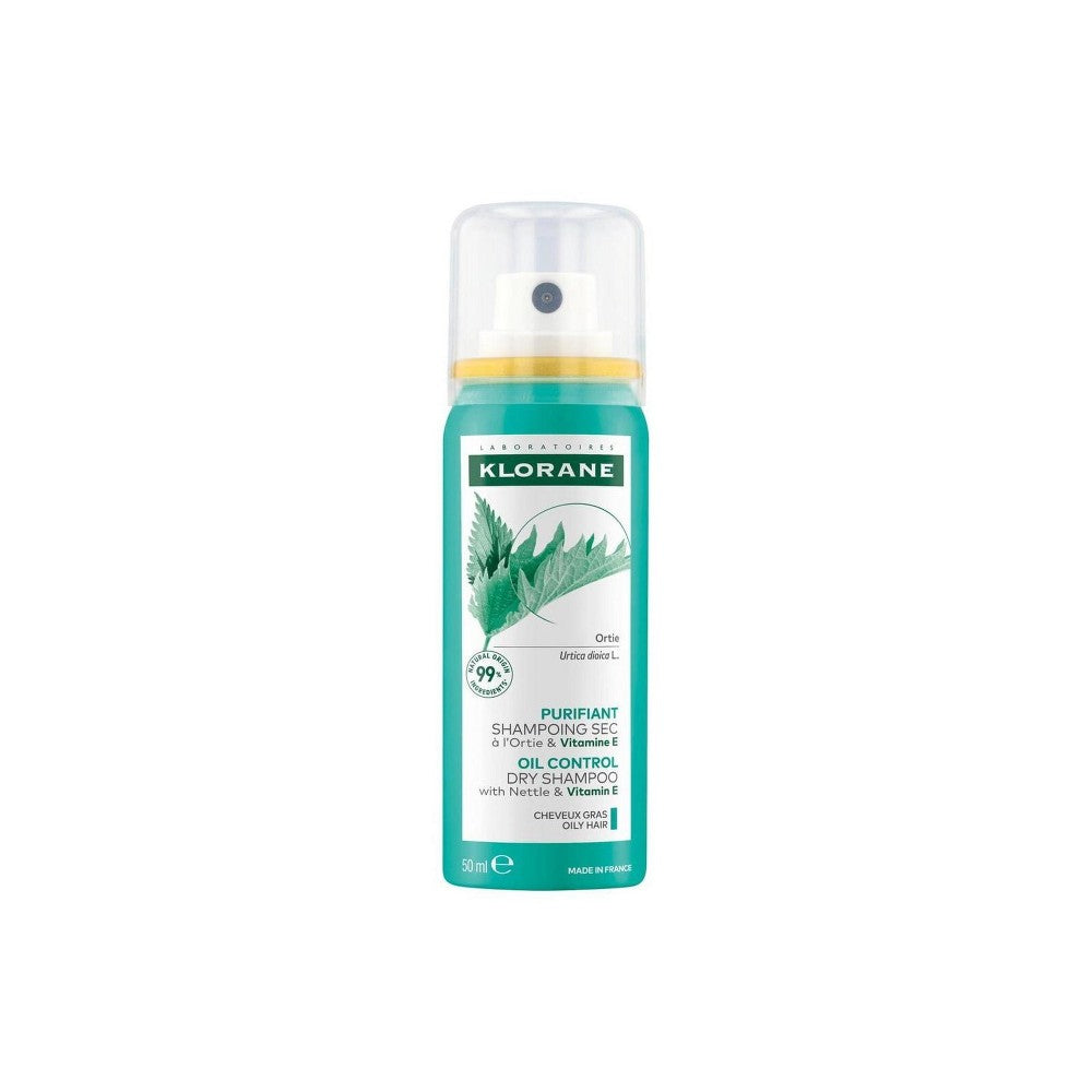 Klorane Nokkosen kuivashampoo rasvoittuville hiuksille 150 ml