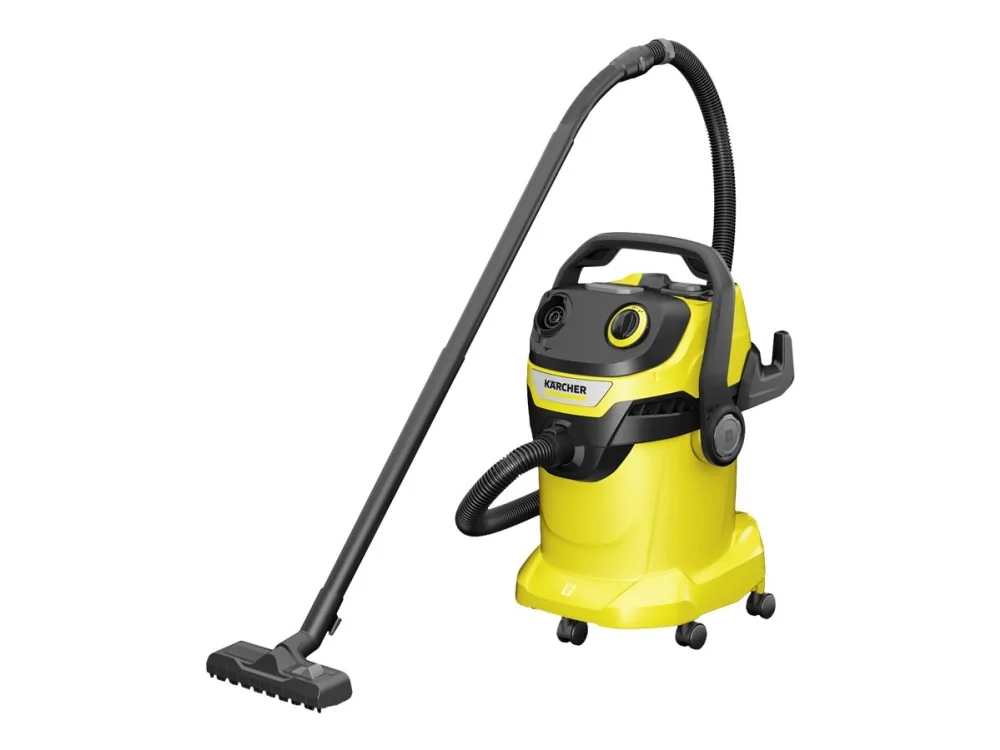 Kärcher WD 5, 1100 W, Tynnyri-imuri, Kuiva ja märkä, 25 L, Musta, Keltainen