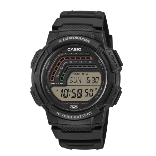 Casio WS-1800-1AVEF Digitaalinen Urheilukello - Musta