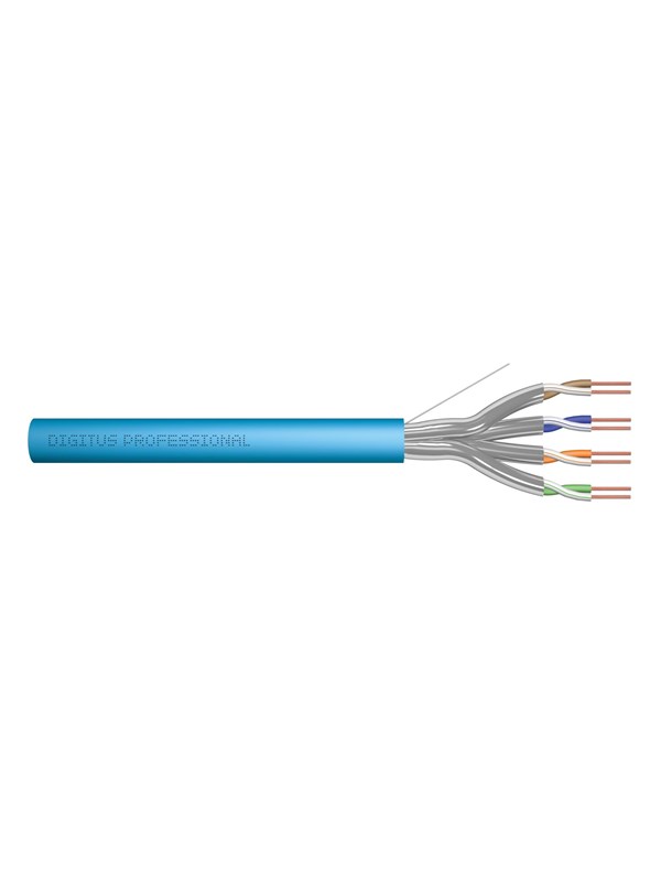 DIGITUS CAT 6A U-FTP - 100m - Sininen - 100m