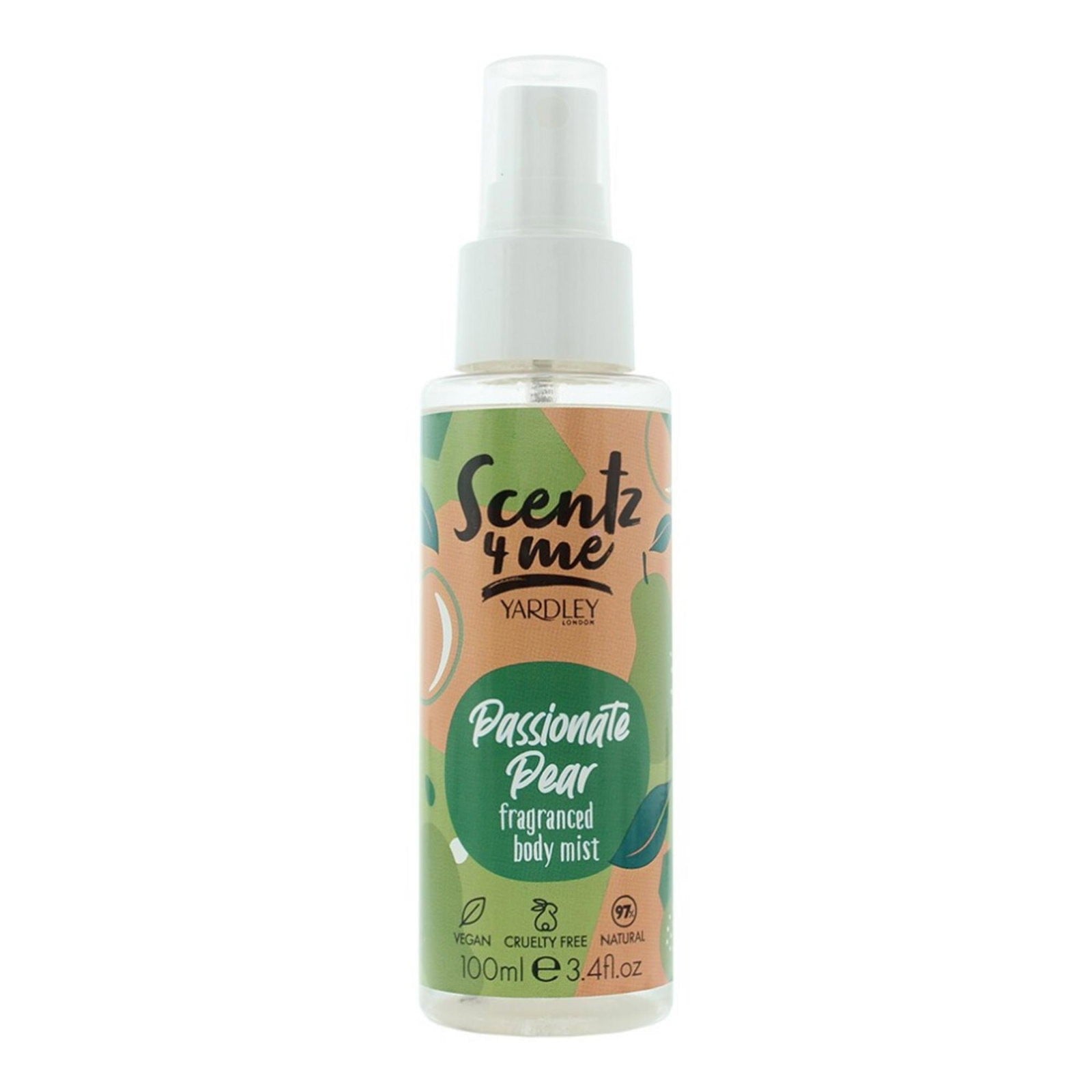 Yardley Scentz 4 Me Passionate Pear -vartalosuihke naisille 100 ml