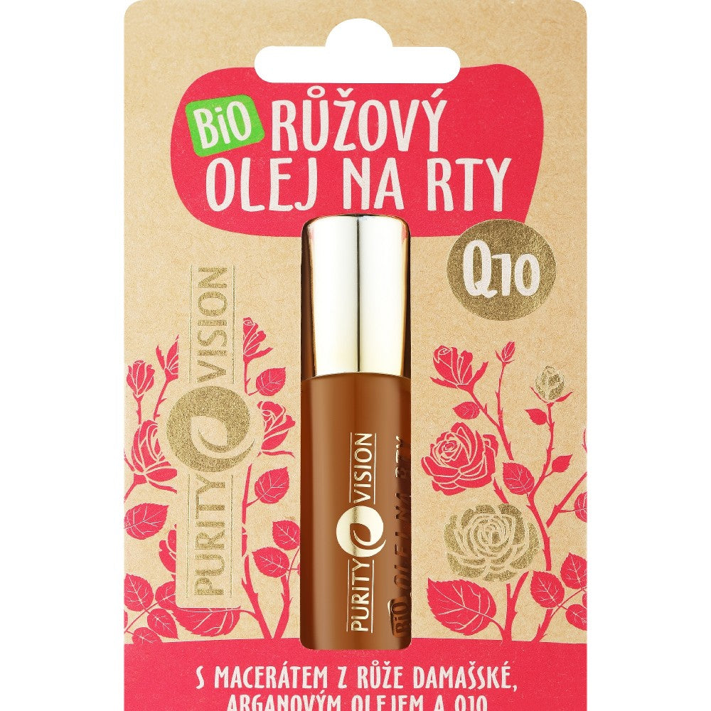 Q10 luomu ruusuhuuliöljy 10 ml