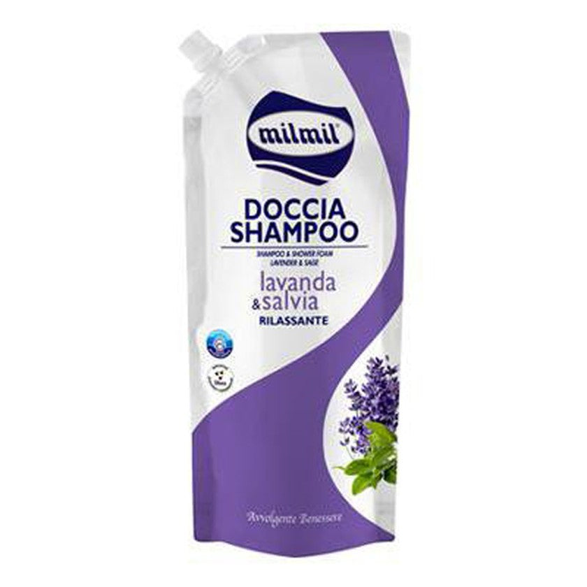 Mil Mil Mil Mil Suihkushampoo Laventeli ja salvia -pullo 750ml